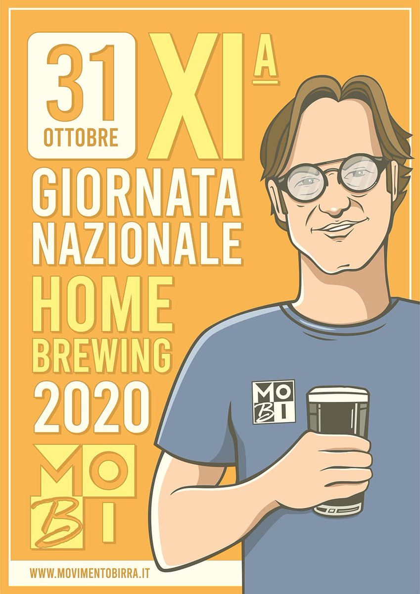 #31ottobre 11° Giornata Nazionale dell’#Homebrewing 2020 promossa da <a href="/MoBI_org/">MoBI</a> e dedicata a Giovanni Fumagalli. La ricetta della megacotta di quest'anno, l'imperial porter con cui Giovanni vinse La Guerra dei Cloni a Piozzo nel 2010, in casa <a href="/BirraBaladin/">Birra Baladin</a>. pintamedicea.com/birra/evento/g…
