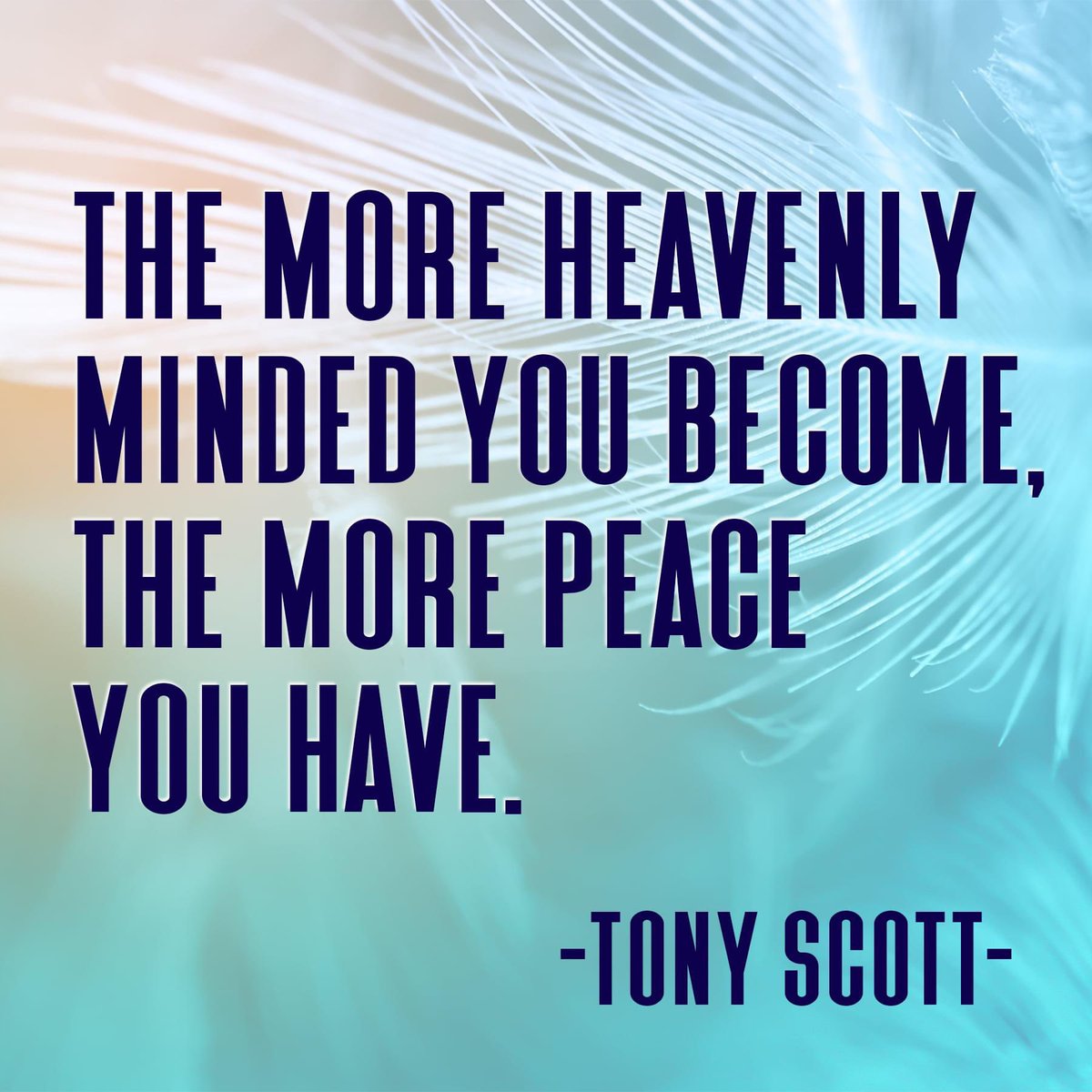 pastortonyscott's tweet photo. The more Heavenly minded you become, the more peace you have.
#WhyHeaven #WhyJesusAnyway #PastorTonyScott https://t.co/8tpMtZ2sO2