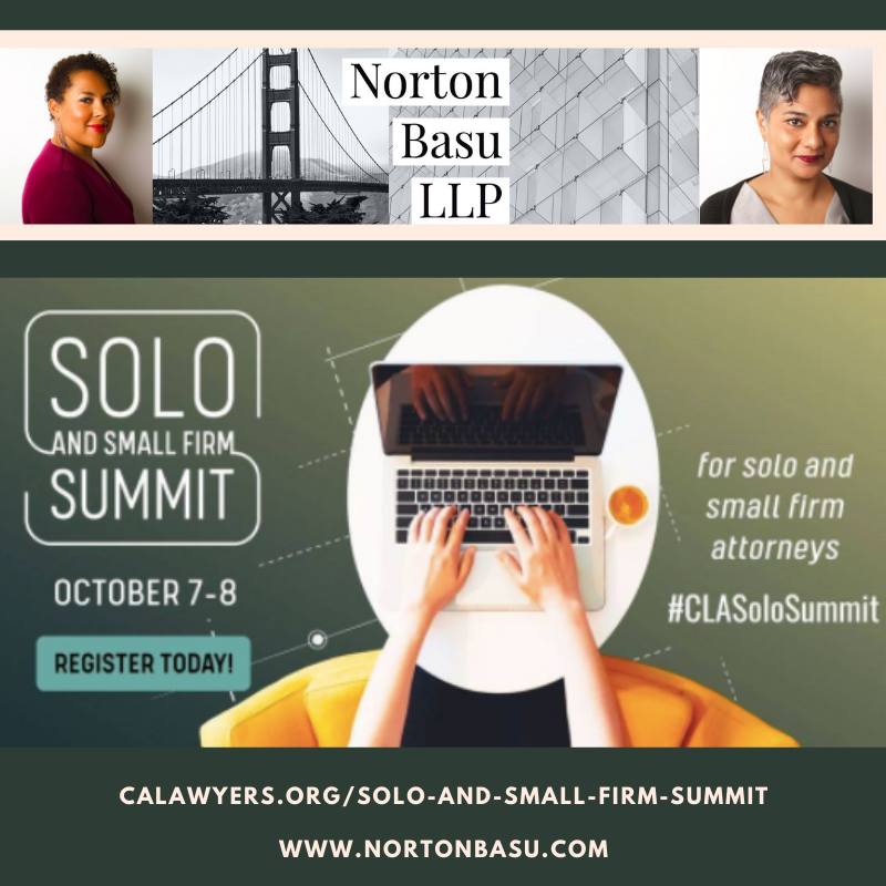 nortonbasu's tweet photo. Join us today for a live Q&A immediately following our CLE: "Starting a New Area of Law."
Register: https://t.co/y2KPzjM7BM
#CLASoloSummit #EstatePlanning https://t.co/tx0fZfXAyQ