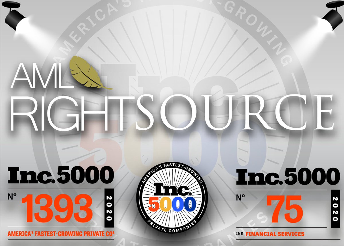Gridiron Capital LLC (@gridironcapital) on Twitter photo Gridiron congratulates <a href="/AMLRightSrc/">AML RightSource</a> for making the Inc. Magazine 5000 list for fastest-growing private companies for the second year in a row. We are extremely proud of AMLRS's continued growth and grateful for their partnership. #winningtogether #gridironcapital #AMLRS #INC5000 Gridiron congratulates <a href="/AMLRightSrc/">AML RightSource</a> for making the Inc. Magazine 5000 list for fastest-growing private companies for the second year in a row. We are extremely proud of AMLRS's continued growth and grateful for their partnership. #winningtogether #gridironcapital #AMLRS #INC5000