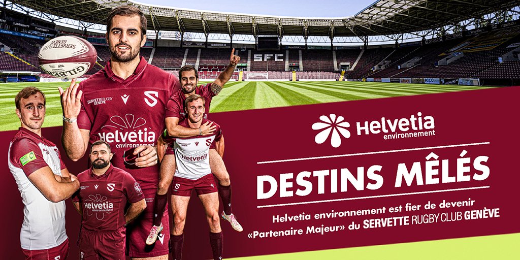 Helvetia Environnement devient le nouveau partenaire majeur du @ServetteRugbyGE ! 🏉

♻️ Découvrez tout ce qu'il faut savoir sur ce #partenariat qui a pour objectif de faire du SRC le premier club de rugby « carbone neutre » de Suisse 👇
helvetia-environnement.ch/fr/actualites/…