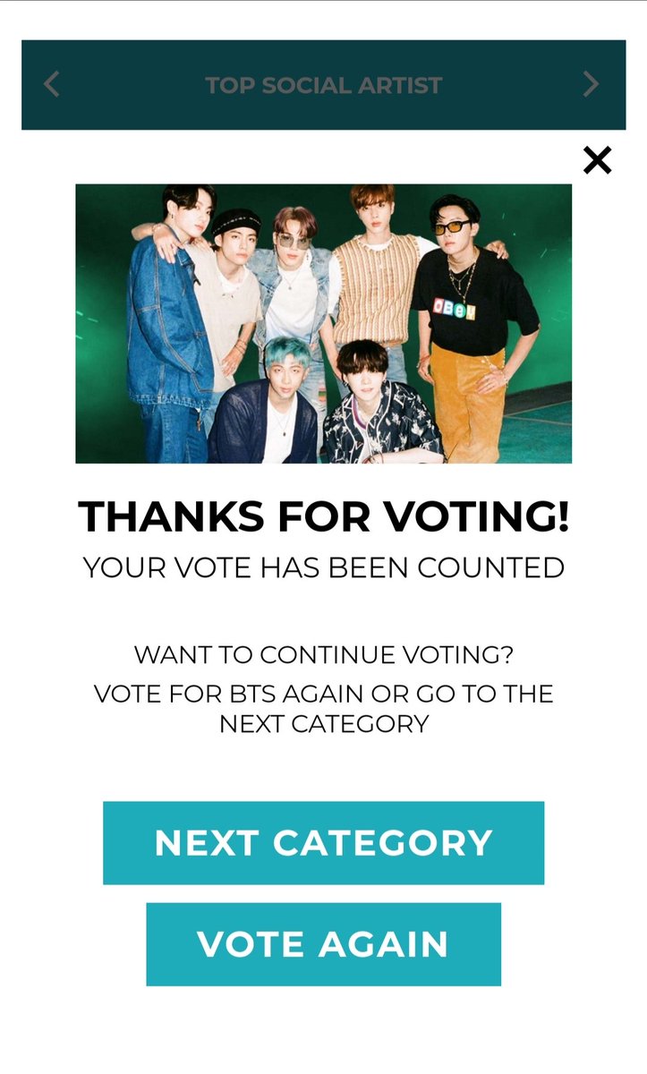 BTS_Billboard's tweet photo. Make sure to cast your vote for @BTS_twt on Top Social Artist at #BBMAs on:

▶️ Website: https://t.co/x2TfMM9uzF

▶️ TikTok: https://t.co/Mb1JpIozKZ 

It's fast and easy!

ARMY GLOW UP ON BBMAs https://t.co/U4H4URLny1