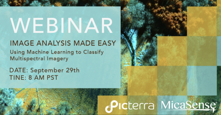 picterra's tweet photo. Did you miss the webinar from @MicaSense, where we presented how to analyze #multispectral imagery with #MachineLearning and how we counted 77 thousand trees in 2.5 hours?
Watch it now 👉 https://t.co/jTsoyvQszH
#MultispectralImagery #agriculture #ForestryManagement #geoAI https://t.co/yfUKfDRdk7