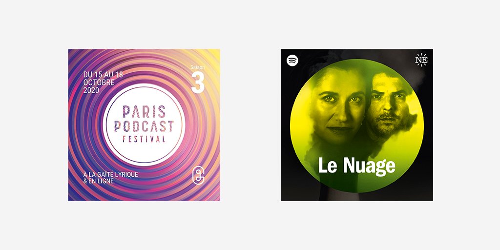 NouvEcoutes's tweet photo. #PPF2020 - Vous le savez, notre fiction sonore #LeNuage est en compétition officielle pour le Prix @SACDParis du podcast de fiction, mais aussi pour le Prix du Public, choisi par vous les Écouteuses·rs ! Pour voter (pour nous 😇) , c'est par ici 👇
https://t.co/bMAALTIjJX https://t.co/C704VUqFJs
