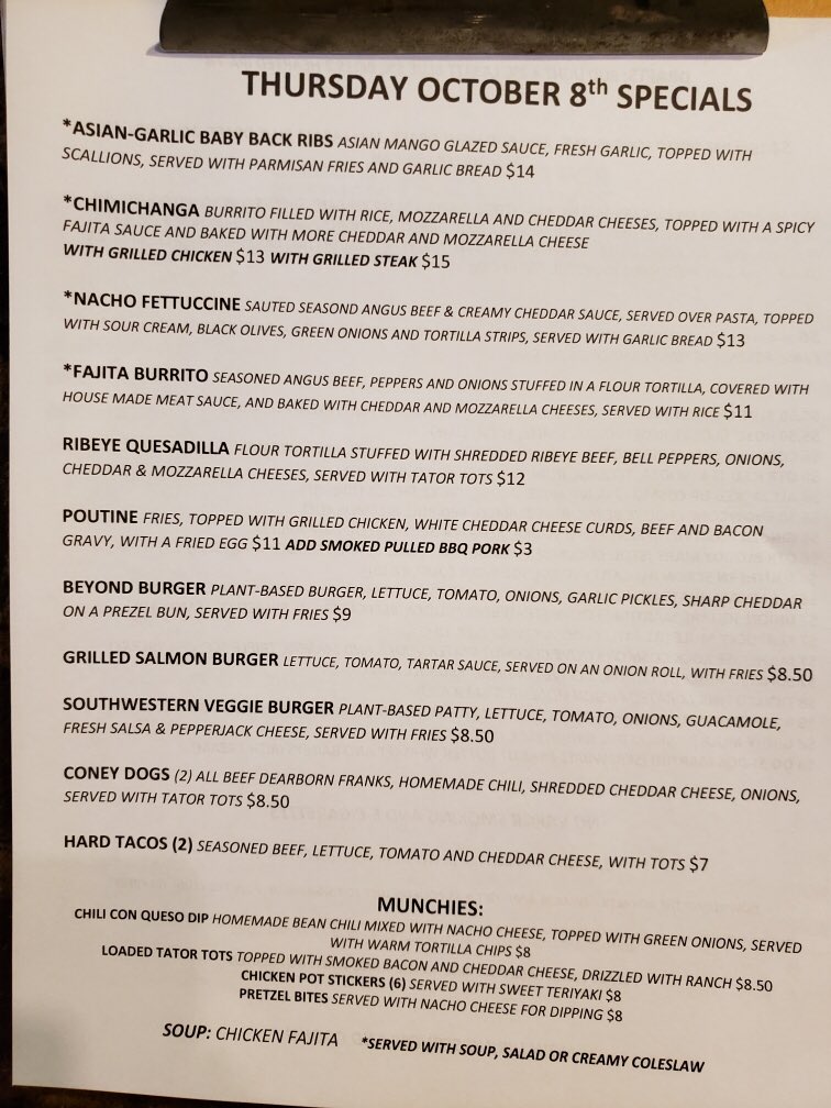 ontherocksmi's tweet photo. Thursday specials, kitchen open till 1am https://t.co/sBcmmZjgpD