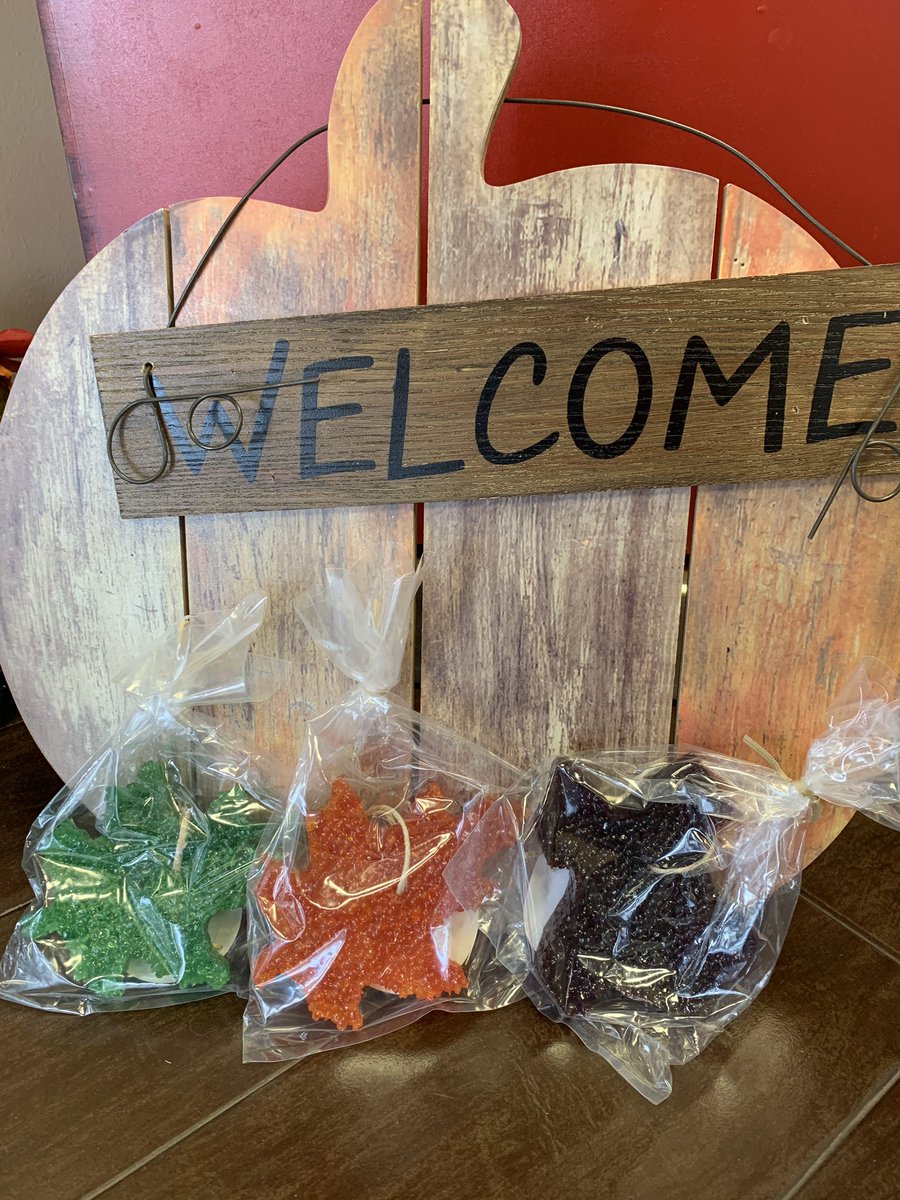 WebbAutoCypress's tweet photo. Yummy smelling car scents are in! Get yours while they last! 🍁🍂 https://t.co/Vixc99QCF9