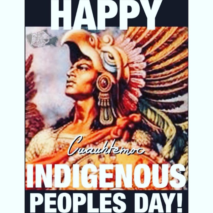 #IndigenousPeoplesDay coming from a family on my fathers side with long roots of indigenous people..I