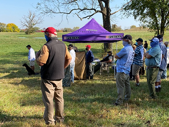Retriever_News's tweet photo. Day 4 at the National Derby. We started with 20 dogs Called Back to the 8th. We’ve had excellent dog work and a few difficulties. The excitement is building! We are on our way to the 9th Series now, and getting closer to the 2020 NDC!  #2020nationalderby https://t.co/twMMR5uYZ9 https://t.co/HVcEbjBNQ5