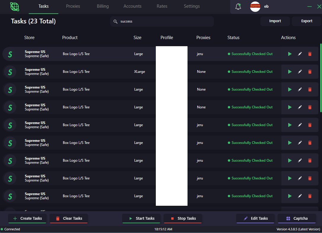 tofukicks1's tweet photo. its been a minute....
S/O @Cybersole @cyberaiosuccess 
Proxies: @jeru035 
USE CODE "TOFU" for a Discount https://t.co/QNgwTu8q5L