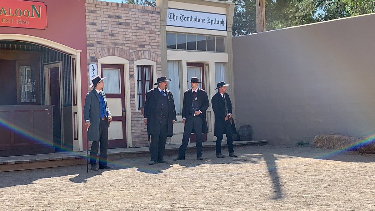 ProfAPatton's tweet photo. Shootout at the OK Corral for yesterday’s adventure in Tombstone, AZ.  Tons of history in that little town. https://t.co/7Dm91Eq72n