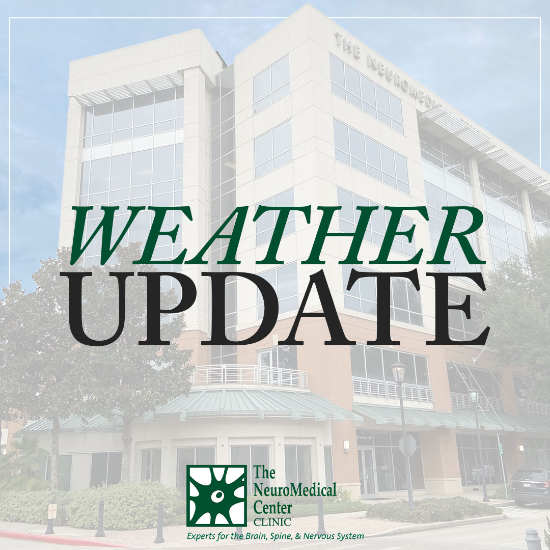 In anticipation of #HurricaneDelta, THE NEUROMEDICAL CENTER CLINIC will be closing its offices at NOON on Friday, October 9th. 

Stay safe, stay strong, Louisiana 💚