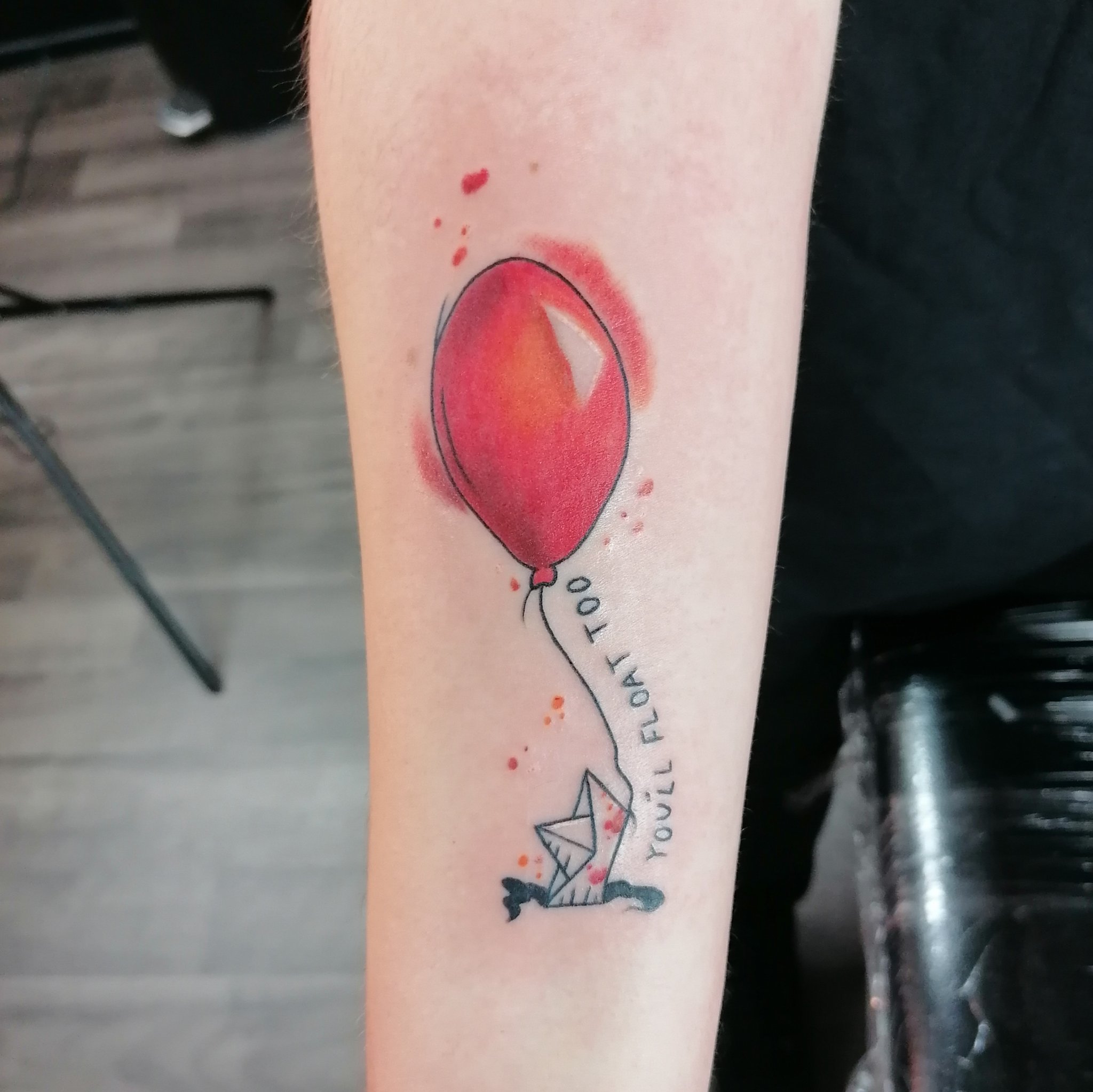 VERY simple balloon  Balloon tattoo Red balloon Future tattoos