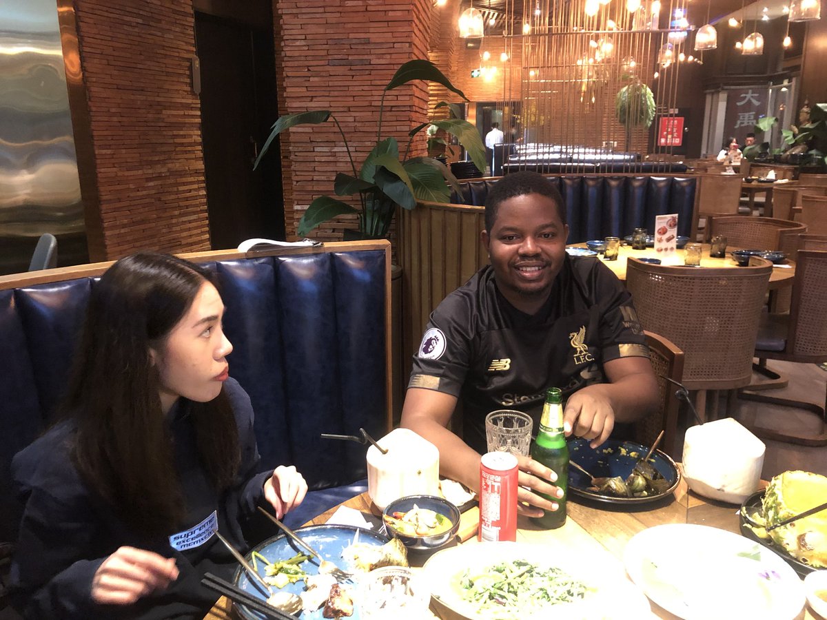YongoWaYongo's tweet photo. First time encounter with Thai food with some good friends from Asia and Africa. I loved it! #ThaiDinner https://t.co/938O7mXKDn