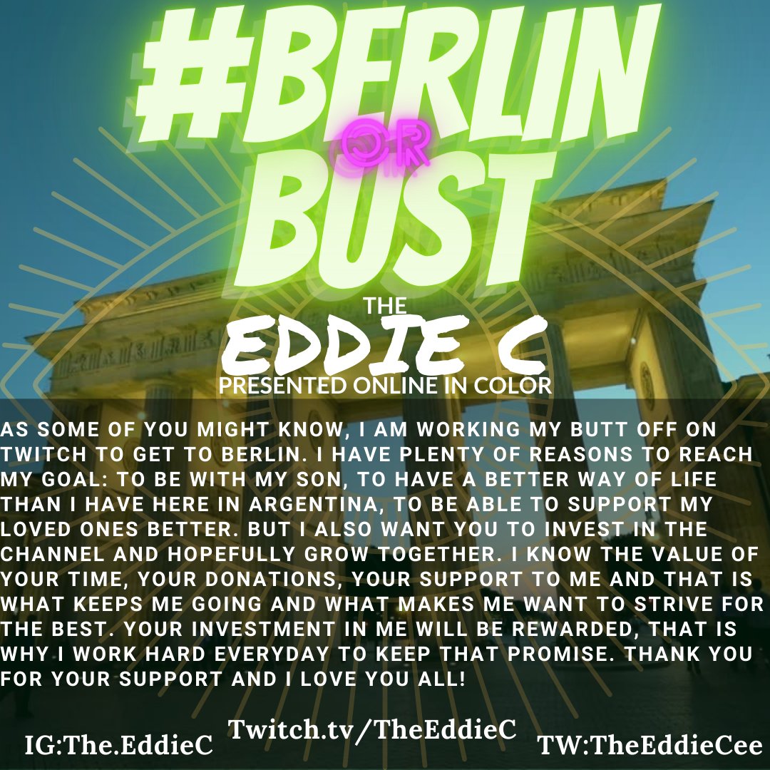TheEddieCee's tweet photo. Thursday Stream 3:30pm EST Community Games with #JackboxParty &amp; more!
https://t.co/r9LGfAJlGR

#twitch #SmallStreamerCommunity #SmallStreamersConnect #smallstreamersupport #twitchcommunity #TwitchDE #TwitchDeutschland #Berlin #Deutschland #spende #spenden #BerlinOrBust #streamer https://t.co/Uq091j1mVf