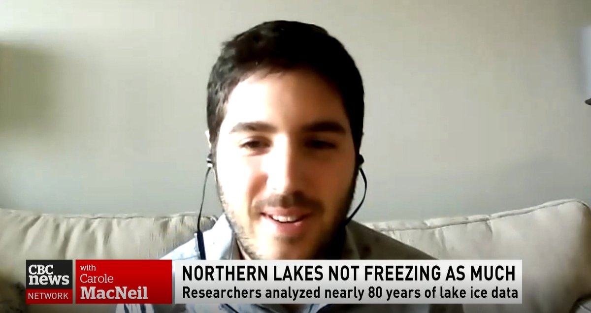 Remember those ice hockey games on the frozen lake? That may become a thing of the past. <a href="/YorkUScience/">YorkU - Science</a> researcher <a href="/EcoFilazzola/">Alessandro (Alex) Filazzola</a> tells <a href="/CBCNews/">CBC News</a>’s <a href="/JWagstaffe/">Johanna Wagstaffe</a> about his research on how warming air temperatures are affecting whether lakes are freezing over or not