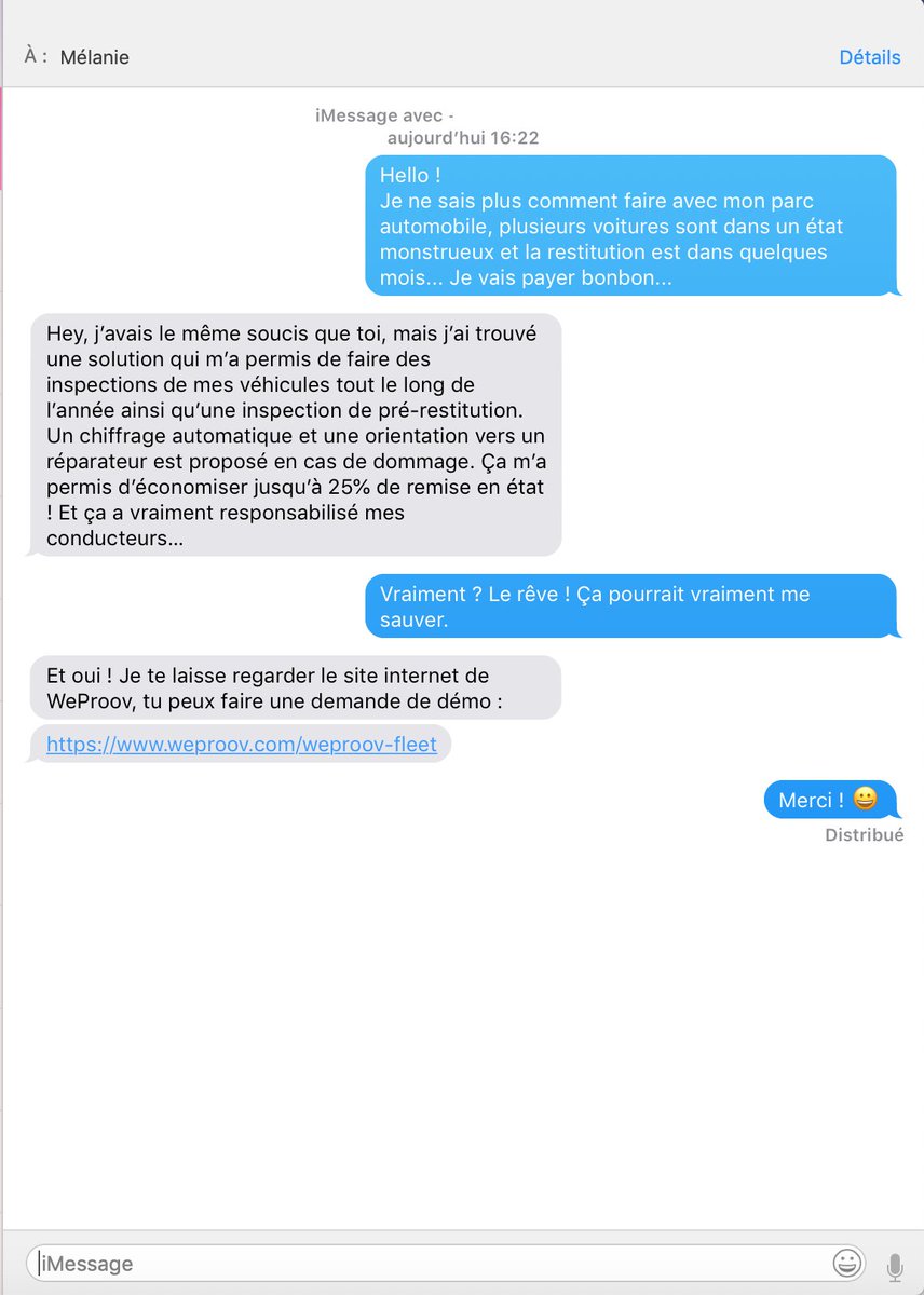 Suivez l’état de votre flotte tout au long de sa détention et éliminez les surcoûts lors de la restitution !
C'est la nouvelle formule Weproov pour mieux gérer votre flotte automobile.

Plus d'informations juste ici 👉 zcu.io/wqbG 

#Fleetmanagement #Flotteautomobile