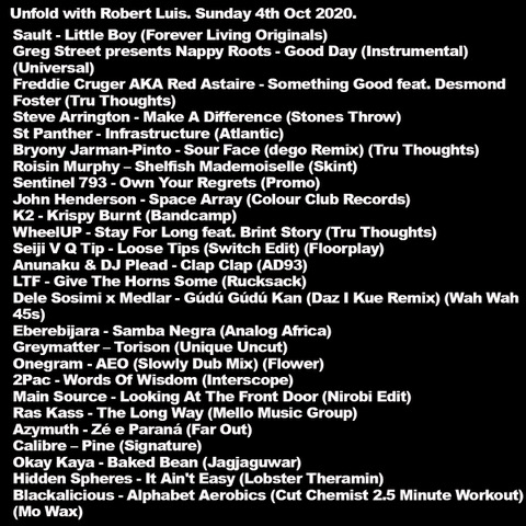 ROBERT LUIS - Tru Thoughts (@robertluis) on Twitter photo Tru Thoughts Radio mixcloud.com/truthoughts/tr… with <a href="/SaultGlobal/">SAULT</a> <a href="/4livingoriginal/">Forever Living Originals</a> <a href="/redastaire/">Red Astaire</a> <a href="/Steve_Arrington/">Steve Arrington</a> <a href="/stonesthrow/">Stones Throw</a> <a href="/stpanther/">𝕤𝕡</a> <a href="/BryonyJP/">Bryony Jarman-Pinto</a> <a href="/2000black_dego/">2000black</a> <a href="/roisinmurphy/">Róisín Murphy</a> <a href="/skintrecords/">Skint Records</a> <a href="/KAYTRONIK/">KARIZMA KAYTRONIK OFFICIAL</a> <a href="/DJWheelUP/">DJWheelUP</a> <a href="/brint_s/">Brint Story</a> <a href="/QtipTheAbstract/">QTip</a> <a href="/Tsvisions/">TSVI</a> <a href="/DjPlead/">J. Plead</a> @gjluckhurst <a href="/slowlysound/">Slowly</a> Tru Thoughts Radio mixcloud.com/truthoughts/tr… with <a href="/SaultGlobal/">SAULT</a> <a href="/4livingoriginal/">Forever Living Originals</a> <a href="/redastaire/">Red Astaire</a> <a href="/Steve_Arrington/">Steve Arrington</a> <a href="/stonesthrow/">Stones Throw</a> <a href="/stpanther/">𝕤𝕡</a> <a href="/BryonyJP/">Bryony Jarman-Pinto</a> <a href="/2000black_dego/">2000black</a> <a href="/roisinmurphy/">Róisín Murphy</a> <a href="/skintrecords/">Skint Records</a> <a href="/KAYTRONIK/">KARIZMA KAYTRONIK OFFICIAL</a> <a href="/DJWheelUP/">DJWheelUP</a> <a href="/brint_s/">Brint Story</a> <a href="/QtipTheAbstract/">QTip</a> <a href="/Tsvisions/">TSVI</a> <a href="/DjPlead/">J. Plead</a> @gjluckhurst <a href="/slowlysound/">Slowly</a>