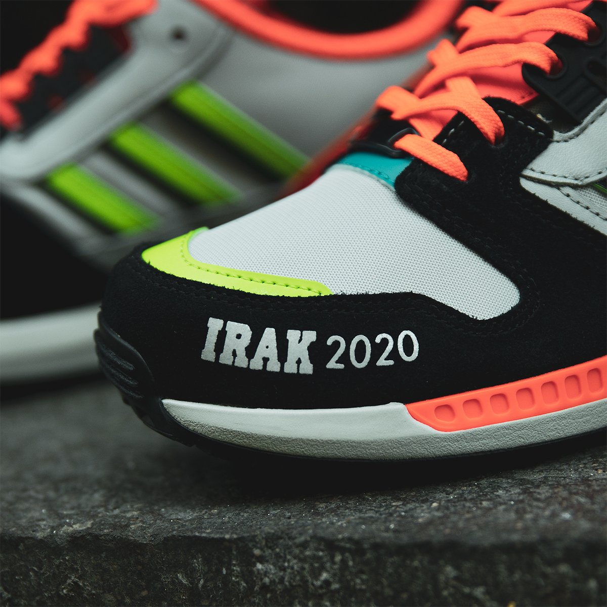 Footpatrol_ldn's tweet photo. IRAK NYC x adidas Originals A-ZX 8000 . Available in-store and online, sizes range from UK6 - UK12, priced at £160. Shop now: https://t.co/01TEIv8mnw #adidas #adidasoriginals #adidasZX #ZXRunning #ZX8000 #adidasZX8000 https://t.co/T4QRZQXS0o