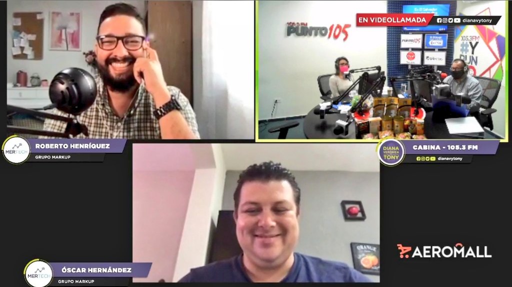 dianavytony's tweet photo. 🎙️((AL AIRE)) Ya estamos en la sección tecnológica #Mertech con @jcthola y @oscaritohdz de @GrupoMarkUp.

Hoy hablamos sobre las estadísticas del alcance de Internet y Redes Sociales en El Salvador.

🔴 EN VIVO ▶ https://t.co/yS2ddfxBFt https://t.co/ZINLif65RK
