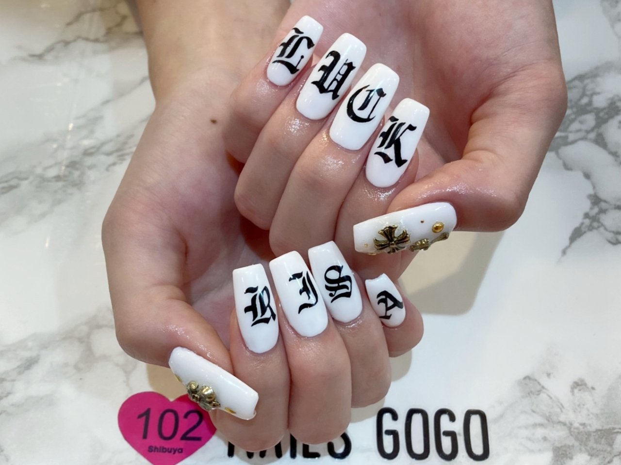 Twitter 上的 Nailsgogo 渋谷 ネイルサロン Nailsgogo ネット予約 T Co Pjrbh5rlbe インスタ T Co Gmbqsa2d9y ネイル 担当 ゆさ オールド文字ネイル イニシャルネイル ありがとうございました 渋谷ネイルサロン Jkブランド スカルプ