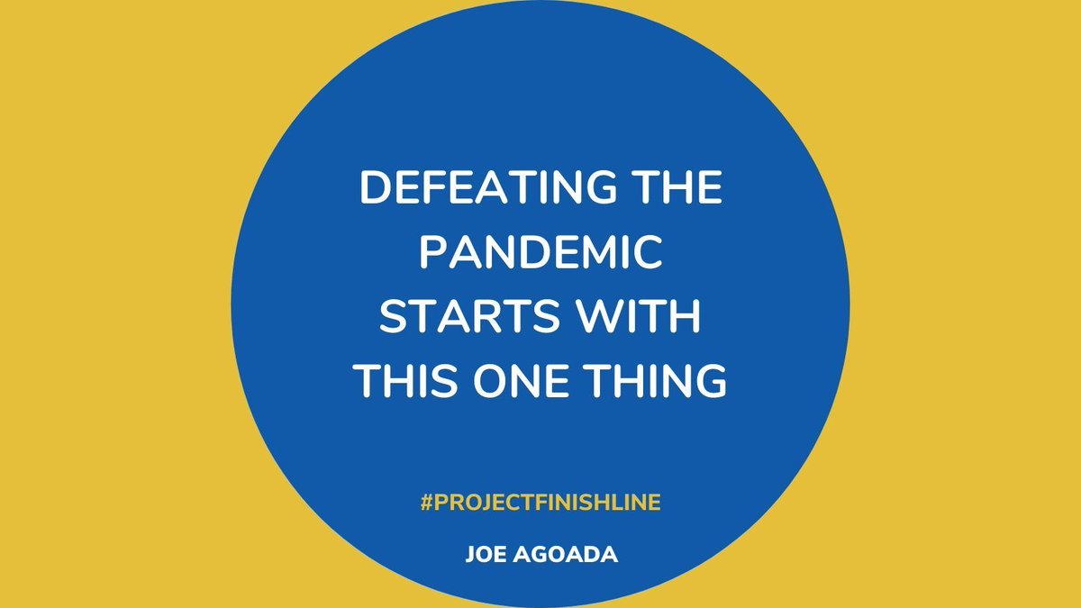 joeagoada's tweet image. "Defeating the Pandemic Starts With This One Thing"

Hint - it's less about who is spreading the virus, and more about where the spreading is happening. 

#ProjectFinishLine

Read full post: link.medium.com/EVBL4JYZkab