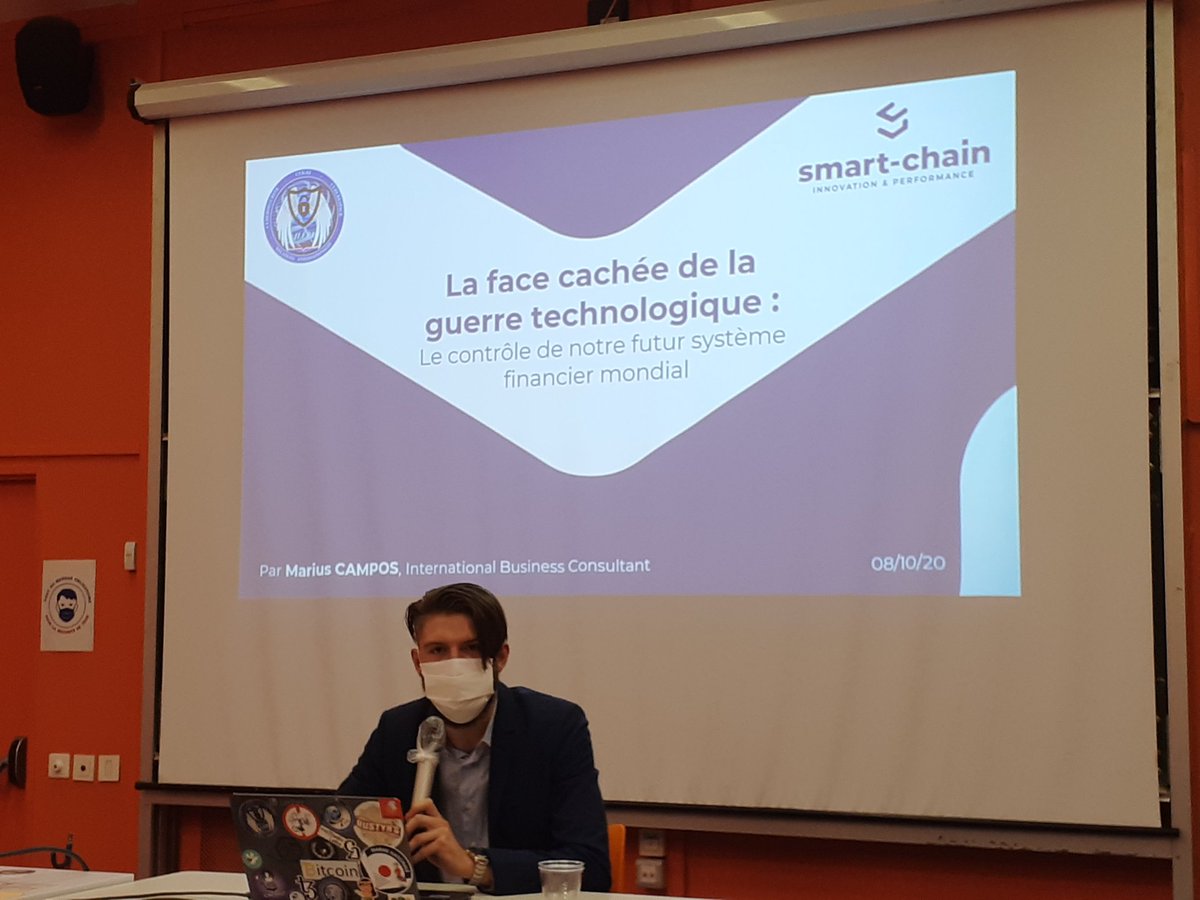 #Cybermois à @ileri_edu, avec Marius Campos sur les enjeux cyber des blockchains
