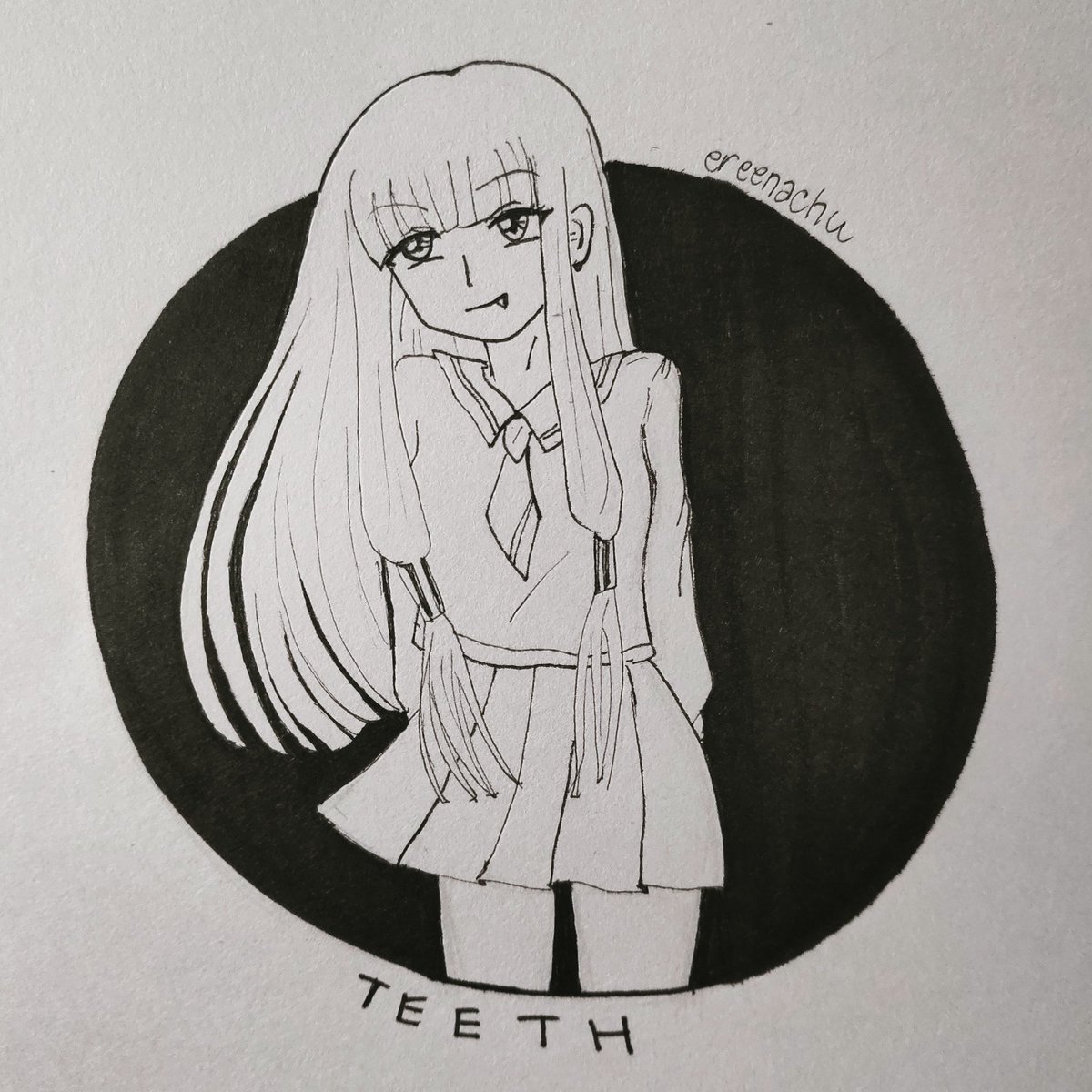 EreenaChu's tweet photo. Day 8 - Teeth
.
#inktober #inktober2020  #drawingforfun #traditionalart #inktoberteeth #inktoberteeth2020 #touchpen #marvyuchida #artistph #cebuartist #fabercastelleccopigment https://t.co/ruoQ5x4Rh6