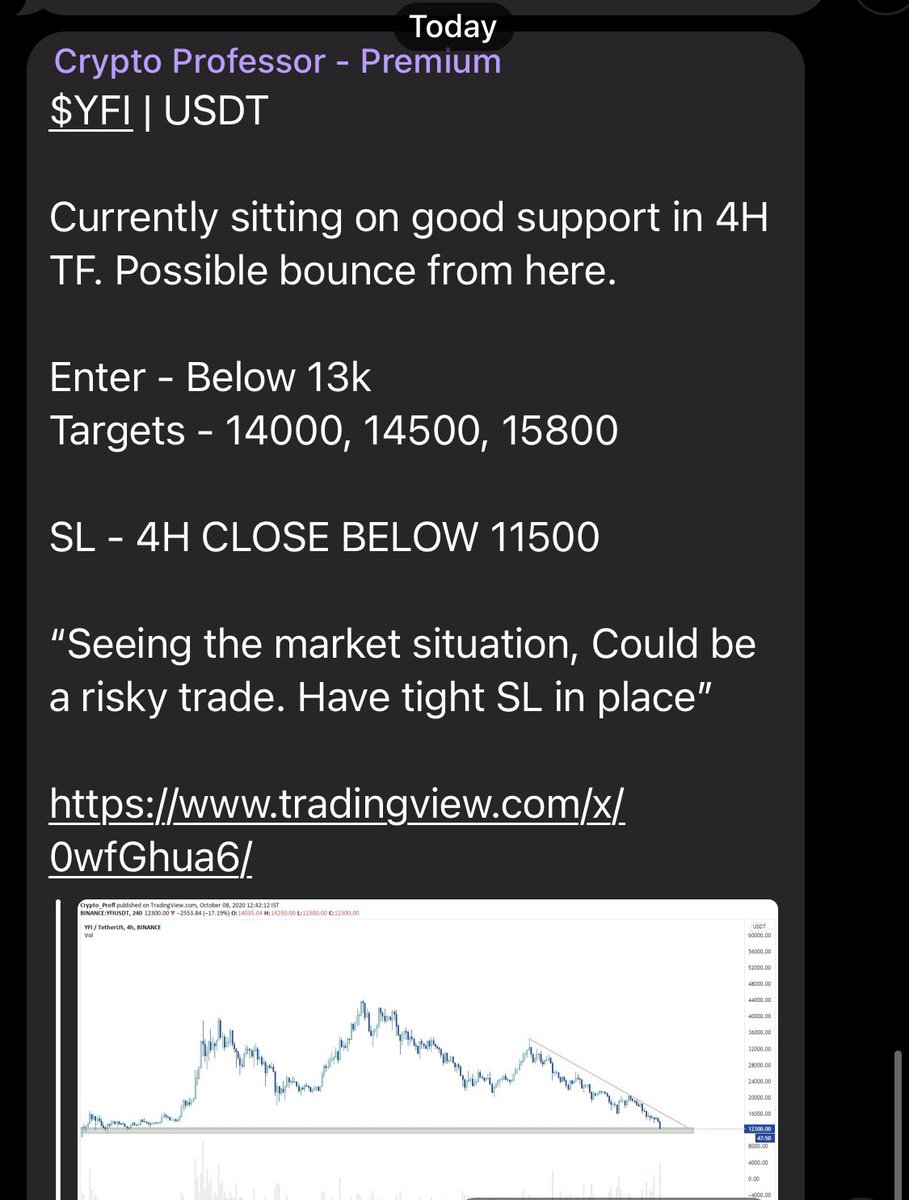 btcmafia1's tweet photo. $YFI 33% profit withinh hours🔥💵
Join FAST for FREE calls- https://t.co/zaw7LHNaQV…

$BTC $ETH $XRP $XLM $NEO $BRD $RLC $FET $UNI $BAND $SAND $OGN $SXP $OMG $POLY $NEO $LRC $ENJ $ADA $THETA $SUSHI $IRIS $DREP $EGLD $TOMO $DIA $TRB $POA $WING $YFII $MBL $REN $CRV $LRC $WTC $HBAR https://t.co/WkP6vy27aA