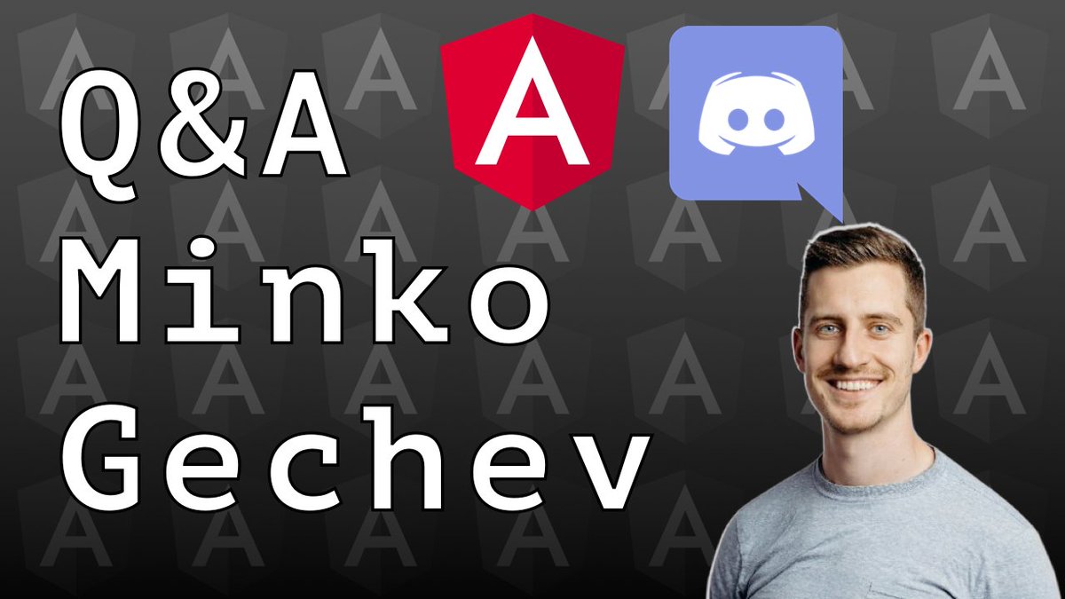 AngularDiscord's tweet photo. We are LIVE!

@Angular Discord Q&amp;A with Minko Gechev! @mgechev !

 https://t.co/t6WydV5GFF https://t.co/yDlEIsiidp