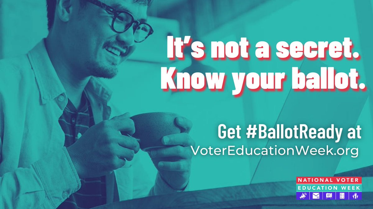 AndrewGoodmanF's tweet photo. Knowing what’s on your ballot this election shouldn’t be a mystery. Find out why being #BallotReady is important, and cast your vote on issues and elected officials at the local, state and federal levels: https://t.co/4QyinKSZjK #NVEW2020 🗳️🇺🇸👍 https://t.co/GYfQrEEWZf