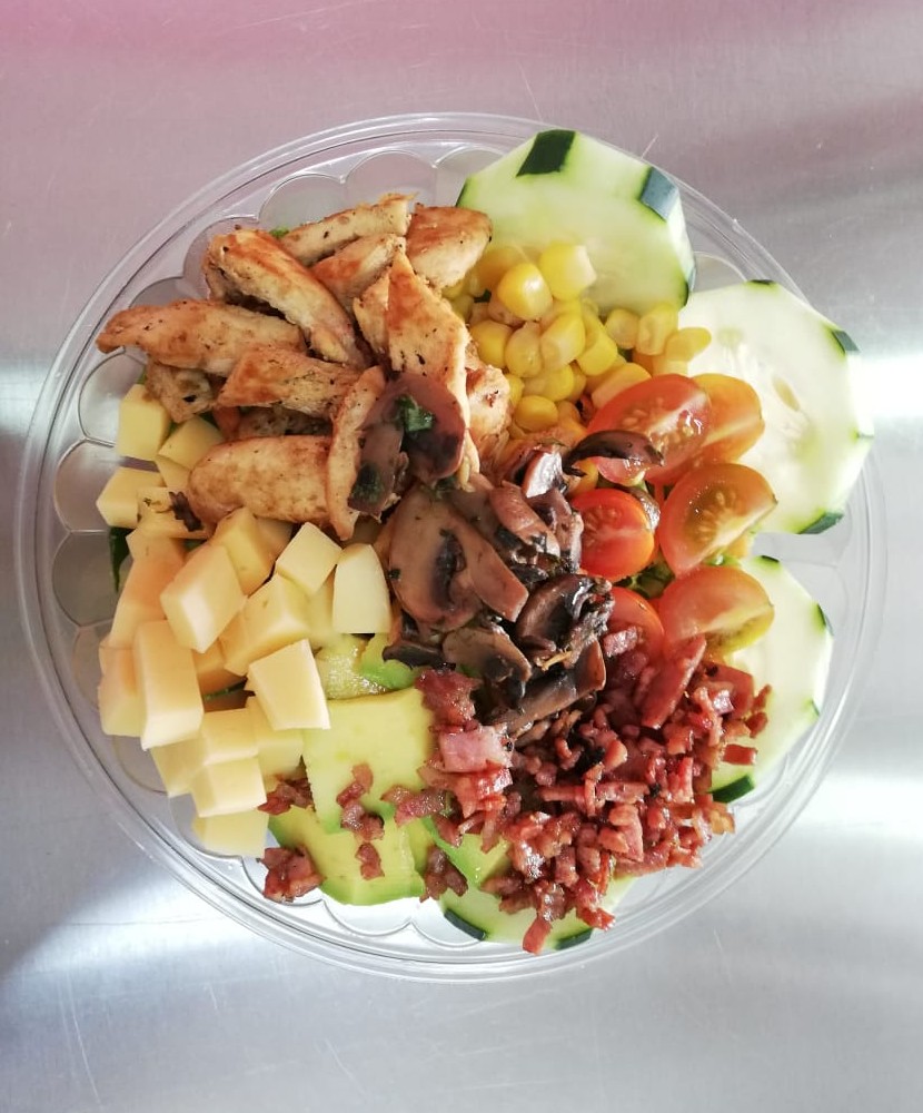 MandalasLs's tweet photo. Mandala´s Pollo y champiñones con extra de tocineta crujiente, una excelente combinación. #MandalasLifestyle #EnsaladaMandalas #Lifestyle #EquilibrioYvidaNatural #AlimentaciónSaludable #BogotaEats #BogotaFood  #BogotaFitness #BogotaNatural #RestaurantesBogota #Bogotaneando #Niza https://t.co/OvIuiX6Y1C