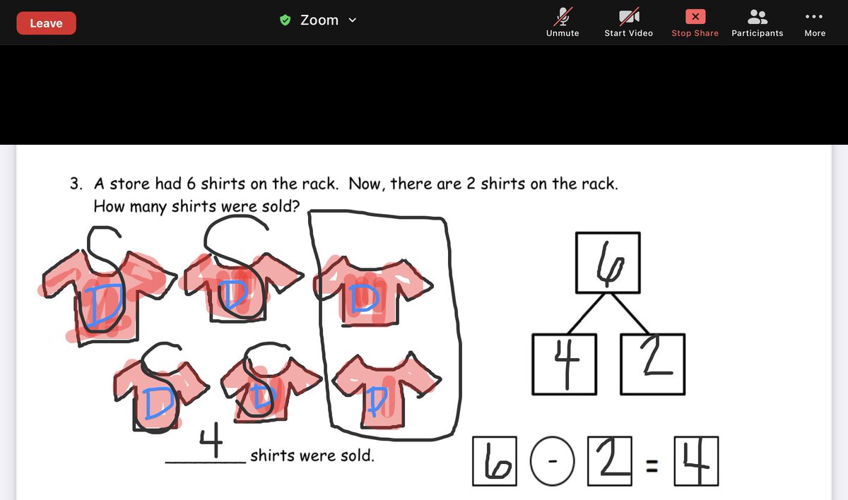 When students get creative during zoom Math class and create Dabney shirts to understand their thinking. #awesome <a href="/DabneyElem/">DabneyElemSchool</a> <a href="/VanceCoSchools/">Vance County Schools</a>