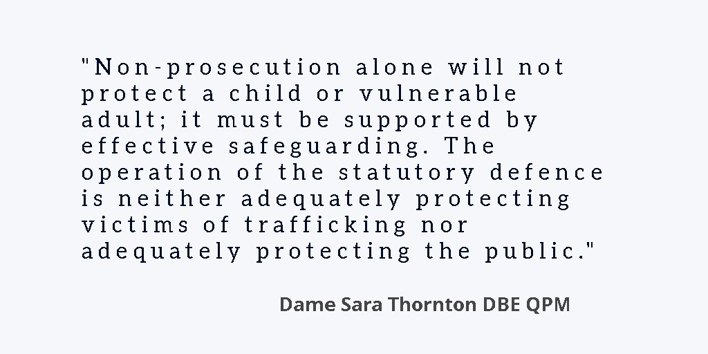 Dame Sara’s review -   The Modern Slavery Act 2015 statutory defence: A call for evidence -  Is published today. IASC would like to thank everyone who so generously gave their time and expertise to support this project.
antislaverycommissioner.co.uk/media/1478/the…