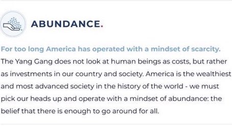 FleekFuturist's tweet image. I have to thank @NassauAlex, my fellow #YangGang who canvassed with me in Iowa for #YangWeek, for convincing me to change my perspective on #Unity2020 🙏

We must hold onto a Mentality of #Abundance. I had forgotten that