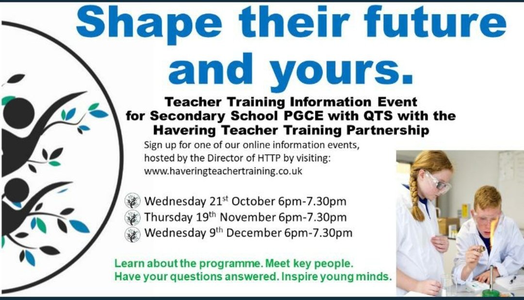 jdparkin2's tweet photo. Want to know more about becoming a teacher? Sign up for more information with the superb @teachhavering partnership. @Beamathsteacher https://t.co/4X7GoeKhrc