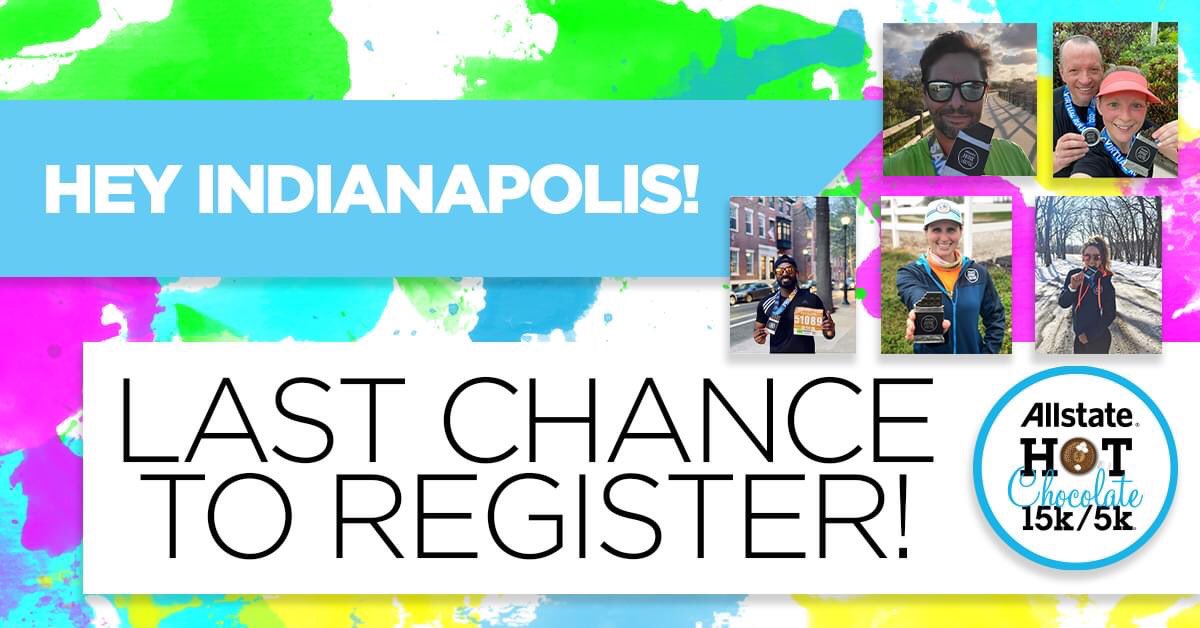 kimpossibleont1's tweet photo. 🚨Attention Indy🚨
Your race day is TWO days away!! There is still time to register! Don’t forget to join us afterward for the Indianapolis Virtual Post-Race Party! What can you expect? 
 
The festivities kick off at 2 PM EST. 
USE CODE KIMHC20 AT CHECKOUT🍫🍫🍫 https://t.co/AFLdLpdhkW