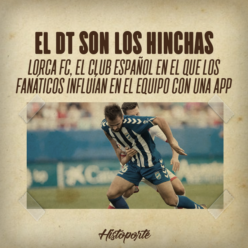 histoporte_'s tweet photo. 📱¿Soñaste alguna vez con poder decidir el once inicial de tu equipo favorito? El #LorcaFC, este año, lanzó una aplicación para que los hinchas puedan elegir formaciones, tácticas y hasta sustituciones. Conocé la historia 👇 https://t.co/awQpwmg0EW