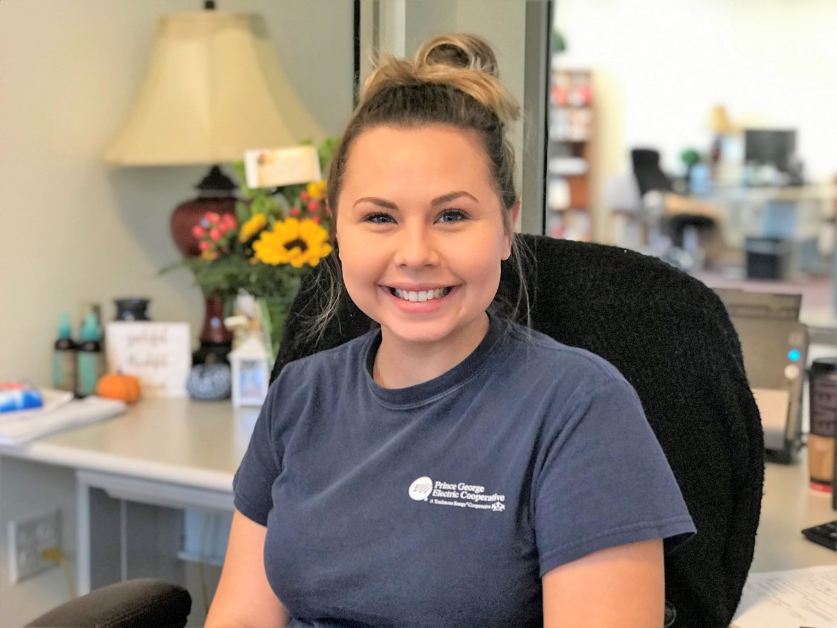 PGEC_Coop's tweet photo. For #CustomerServiceWeek, please join us in celebrating our outstanding team of member service representatives! When you call, they listen with patience and handle your questions and concerns with care. Without them, we'd all be in the dark!💡 https://t.co/lxQmgt67uc