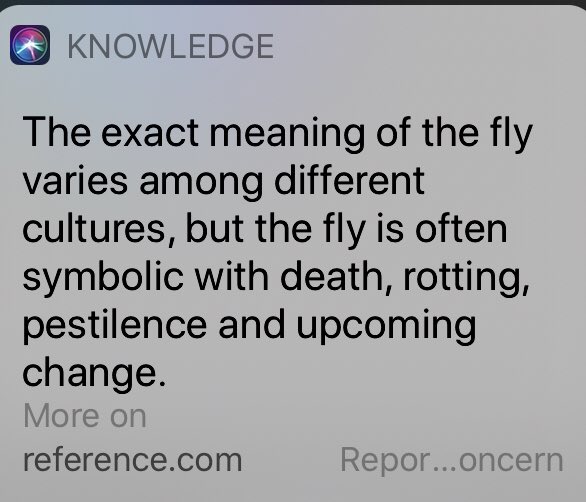 SmithJanas's tweet image. Pence’s spirit animal is a fly.  Just ask Siri.
