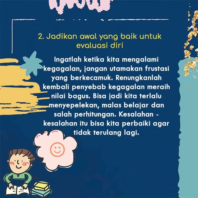 BSLC_ALSUT's tweet photo. Untuk anak remaja, ujian, ulangan, dan quiz merupakan hal akrab yang ditemui sehari-hari. Walaupun sudah biasa, masih banyak yang takut dan tidak suka dengan ujian karena seringkali gagal dan mendapat nilai jelek. Lalu bagaimana sebaiknya kita menyikapi kegagalan saat ujian? https://t.co/ctCmRng7BH