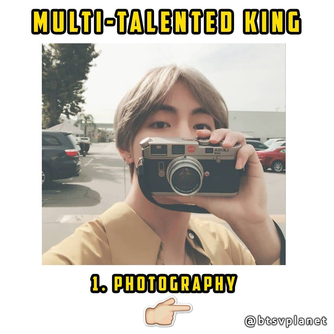 KIM TAEHYUNG is much more than just a pretty face! He has a lot more to offer! Multi-talented King - A thread @BTS_twt  #BTS  #BTSARMY  #TAEHYUNG  #TaehyungYouArePerfect  #TaehyungOurPride  #KimTaehyung  #TaeTae  #IpurpleYou  #방탄소년단뷔  #뷔  #김태형  #태형  #テテ  #V  #BTSV  #tete