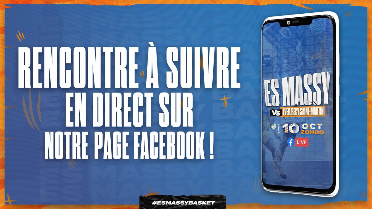 [DIRECT] Vibrez chez vous comme au Centre Omnisports derrière nos Lions, c'est possible ! #NM2 #RetourauJeu 🧡💙

🎙 Aux commandes et aux commentaires cette semaine : notre directeur technique masculin, Romain Chonaki en compagnie de Bastien Cauderlier ! #ESMassyBasket