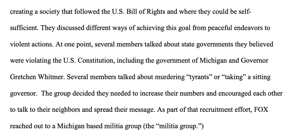 The whole plot started out of conversations on June 6 about which governors were "tyrants." It's as if someone had made videos and other social media propaganda to encourage this violence, like past certain others who have inspired terrorism.