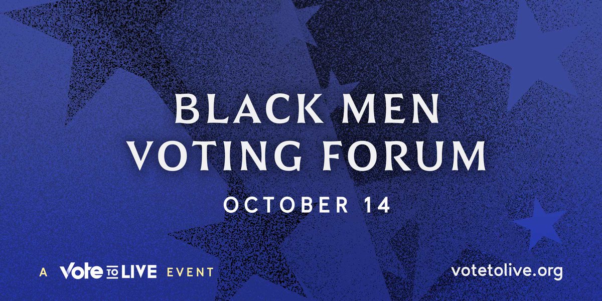 Centered: Black Men Voting Forum October 14