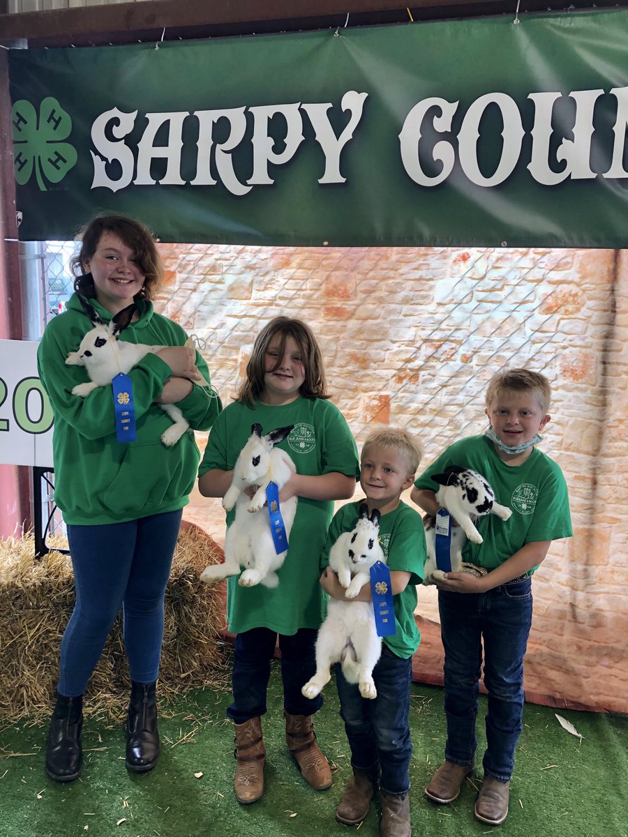 Who doesn’t like snuggling bunnies! Springfield Blue Jeans and Boots 4-H Club is celebrating National 4-H week!! 🍀😄🐰  <a href="/opportunity4all/">Opportunity.pk</a> ⁦<a href="/Nebraska4H/">Nebraska 4-H</a>⁩ ⁦<a href="/DouglasSarpyExt/">Nebraska Extension in Douglas-Sarpy Counties & 4H</a>⁩