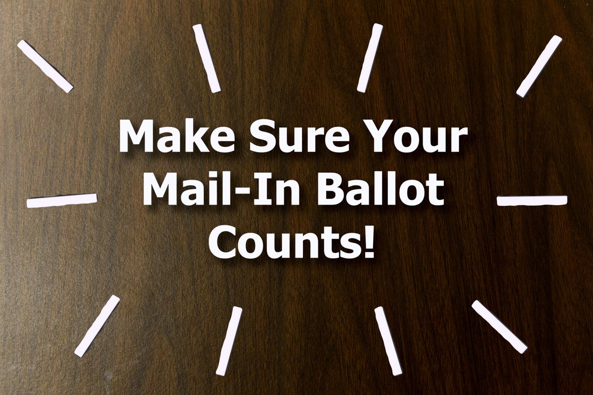 Did you get your mail-in ballot? Unsure of what to do next? Here's an explainer (THREAD)1/