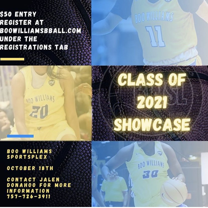 BWSLGirlsAAU's tweet photo. 🚨🚨EVENT ALERT!!! 🚨🚨

WE ARE HOSTING A GIRLS SHOWCASE FOR CLASS OF 2021 UNSIGNED SENIORS ❗️

📅: October 18th 
⏰: 10am - 1pm
📍:  Boo Williams Sportsplex 
💵: $50 
(special rate for BWSL Program players, please DM us)

Register at https://t.co/TN5FTRFBgJ under the camps tab https://t.co/IGRyDJPUP7