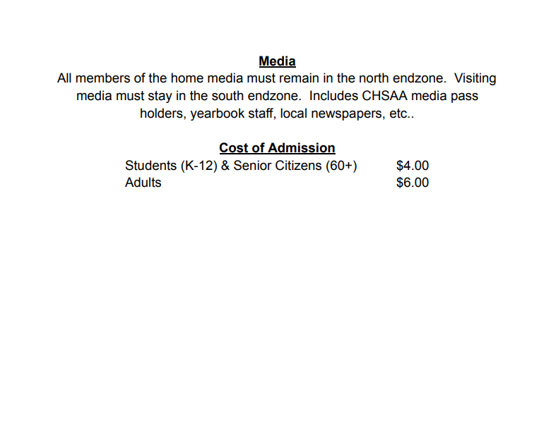 Updated Fan Protocols. Thank you for your patience! GO EAGLES!