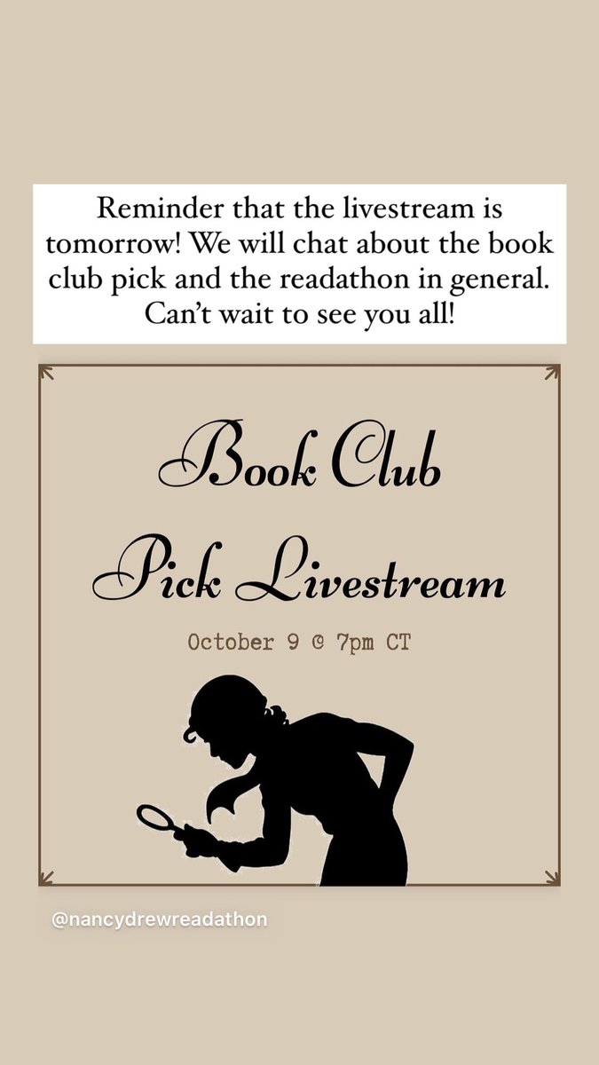 Nancy Drew Readathon (@nancydreadathon) on Twitter photo 