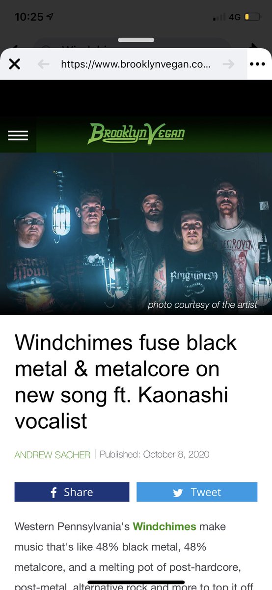The @windchimespa music video is out today!! Click the link below to watch. Big shoutout to <a href="/brooklynvegan/">BrooklynVegan</a> for this one.

brooklynvegan.com/windchimes-fus…